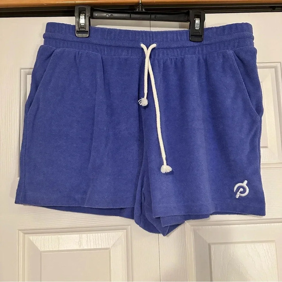 PELOTON Women’s Size Large Unwind French Terry Cloth Women's Shorts - Picture 1 of 5